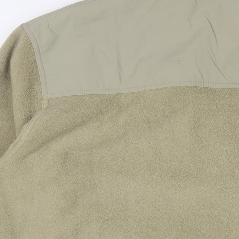 Marks & Spencer Mens Green Jacket Size M Zip - Zip Pockets