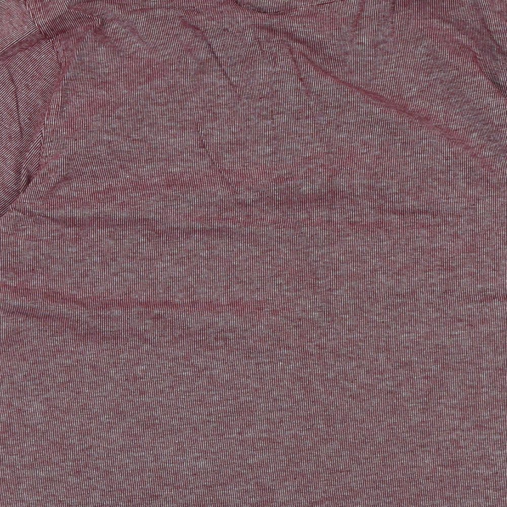 Maine New England Mens Red Cotton Polo Size M Collared