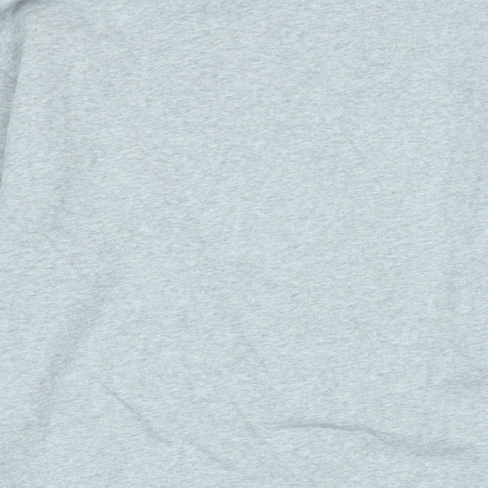 Marks & Spencer Womens Grey Cotton Blend Pullover Sweatshirt Size 8