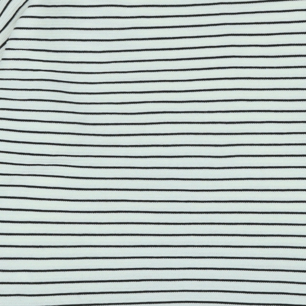 Select Womens Ivory Crew Neck Acrylic Pullover Jumper Size 6