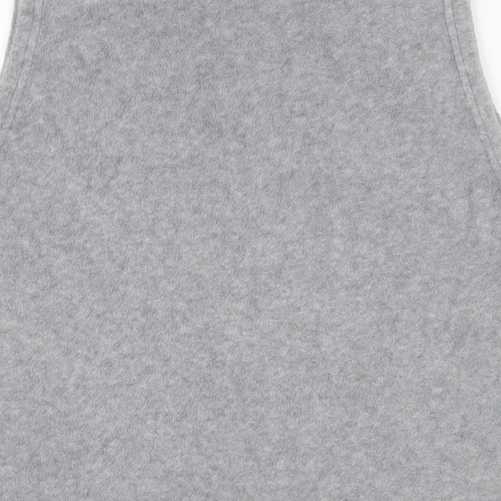 EWM Womens Grey Gilet Jacket Size 14 Zip - Pockets