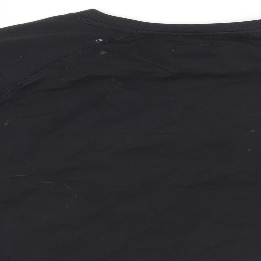 Levi's Girls Black Cotton Pullover Sweatshirt Size 12 Years Pullover - Logo
