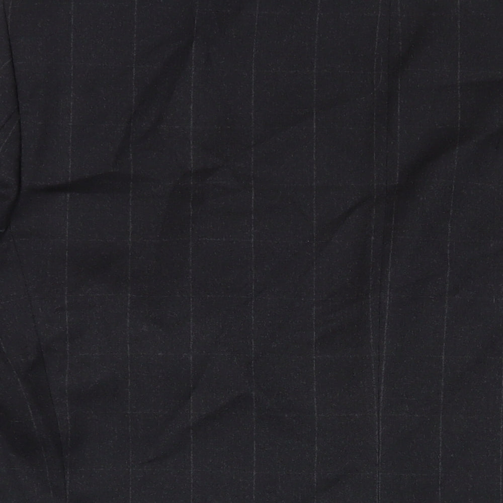 Marks & Spencer Mens Grey Check Wool Jacket Suit Jacket Size 44 Regular