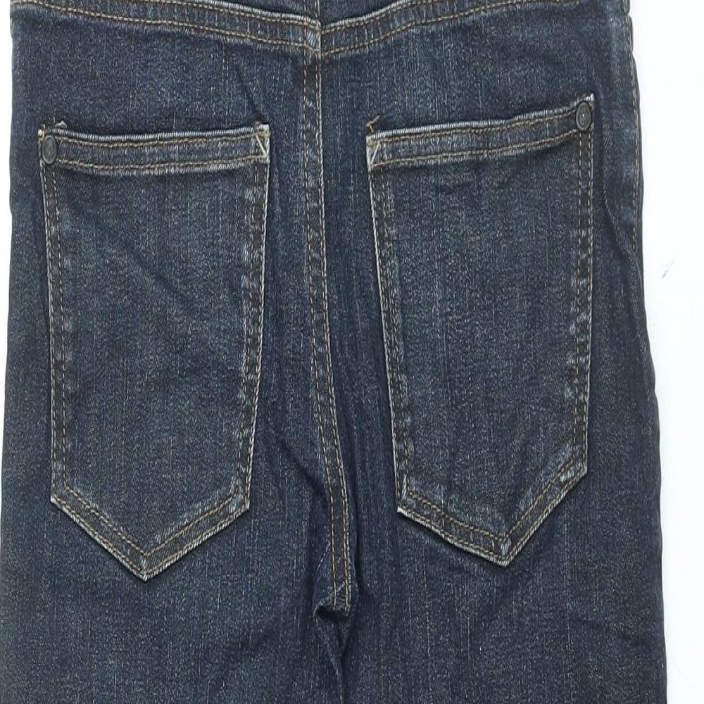 Next Boys Blue Cotton Skinny Jeans Size 10 Years L25 in Regular Zip