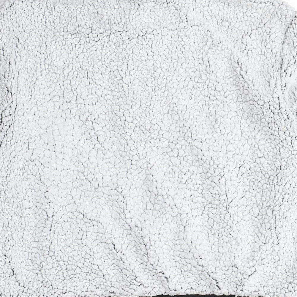 Russell Athletic Women's Grey Sherpa Full Zip Jacket S