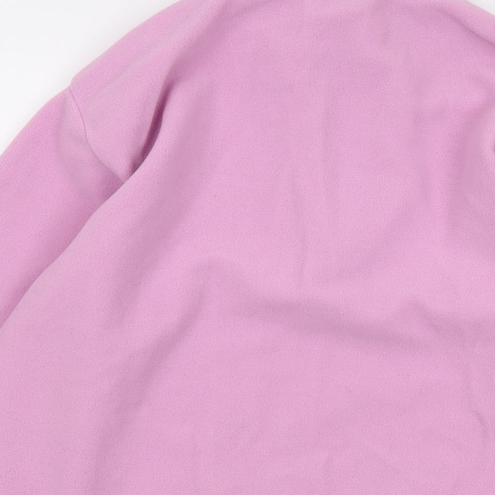 Campagnolo Womens Purple Polyester Pullover Sweatshirt Size S Zip
