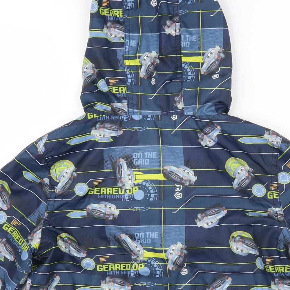 Disney Boys Multicoloured Geometric Jacket Size 2-3 Years Zip