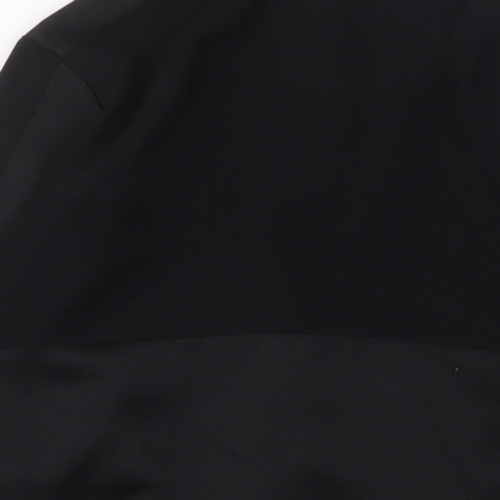 Topshop Womens Black Bomber Jacket Jacket Size 8 Zip