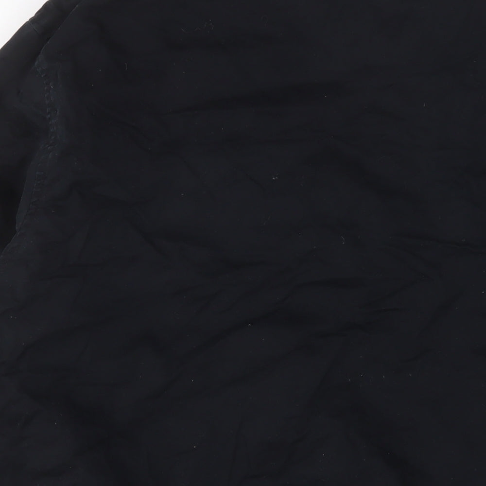 River Island Mens Black Bomber Jacket Jacket Size XL Zip