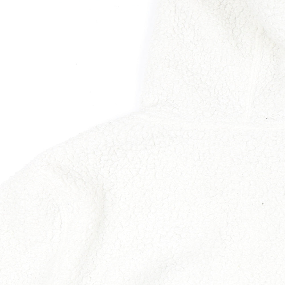 Gilly Hicks Womens White Jacket Size L Zip