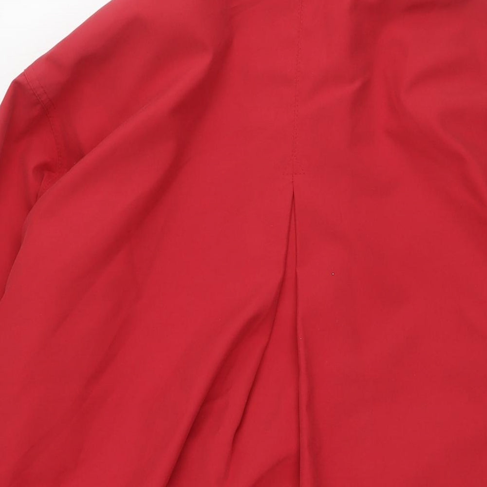 Dannimac Womens Red Parka Jacket Size M Zip