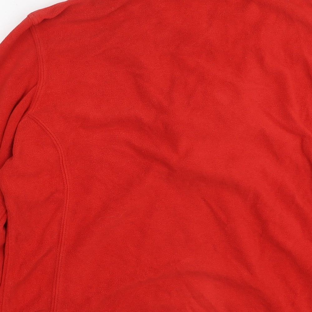 Iguana Womens Red Polyester Pullover Sweatshirt Size 14 Pullover