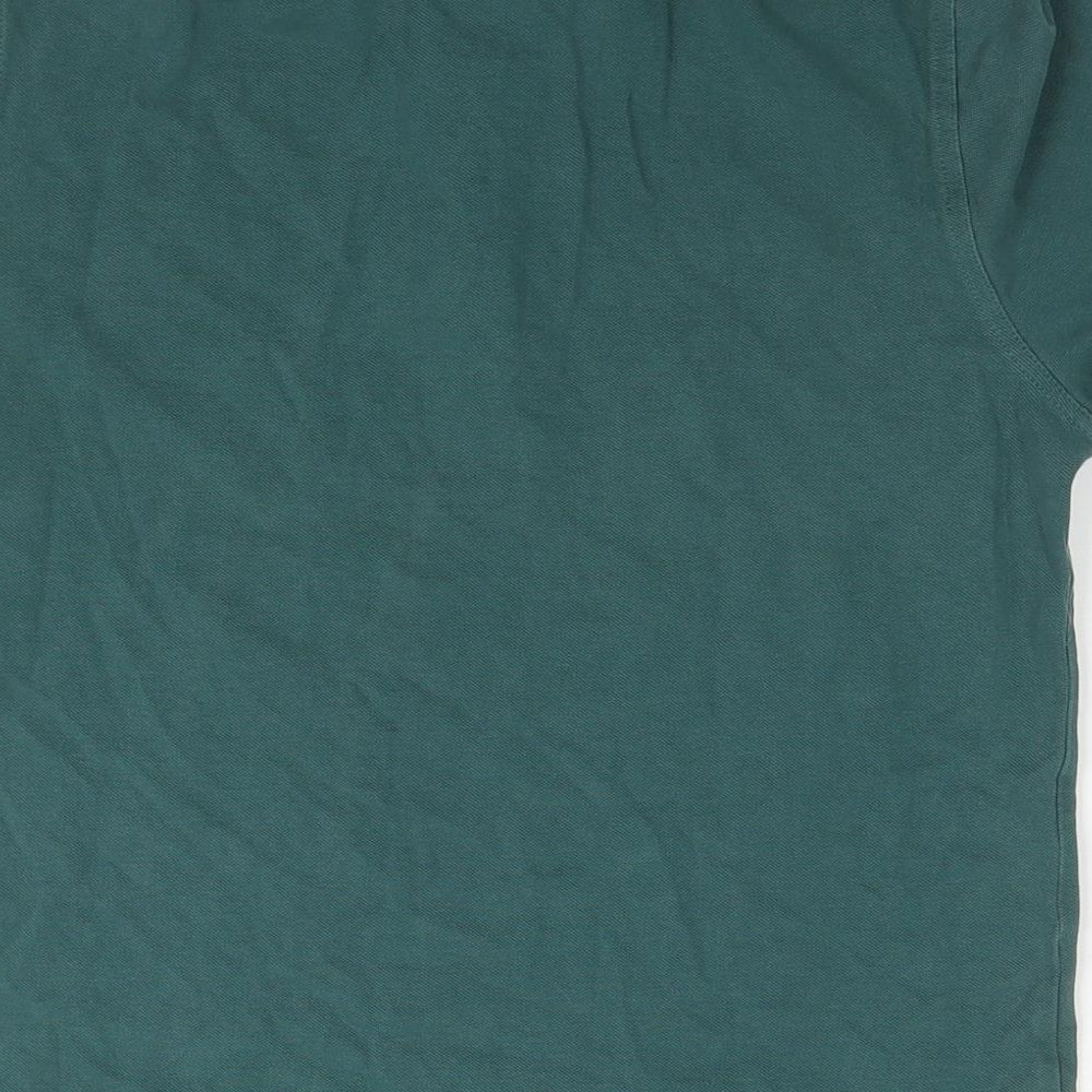 Crew Clothing Green Cotton Polo Size XS Collared Pullover