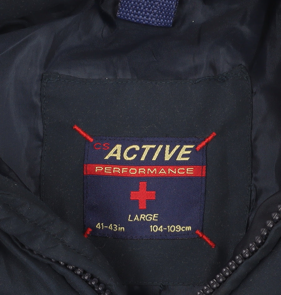 CS Active Blue Puffer Waistcoat L