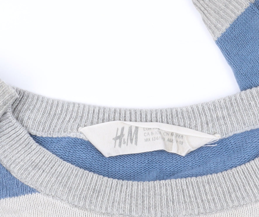 H&M Multicoloured Striped Boys Pullover Jumper