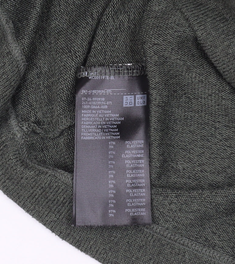 Uniqlo Green High Neck Pullover Jumper XS