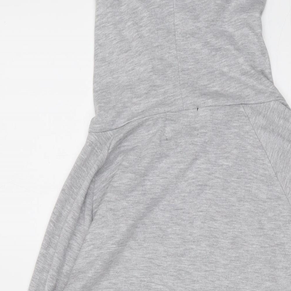 Pineapple Womens Grey Cotton Pullover Hoodie Size XS Pullover