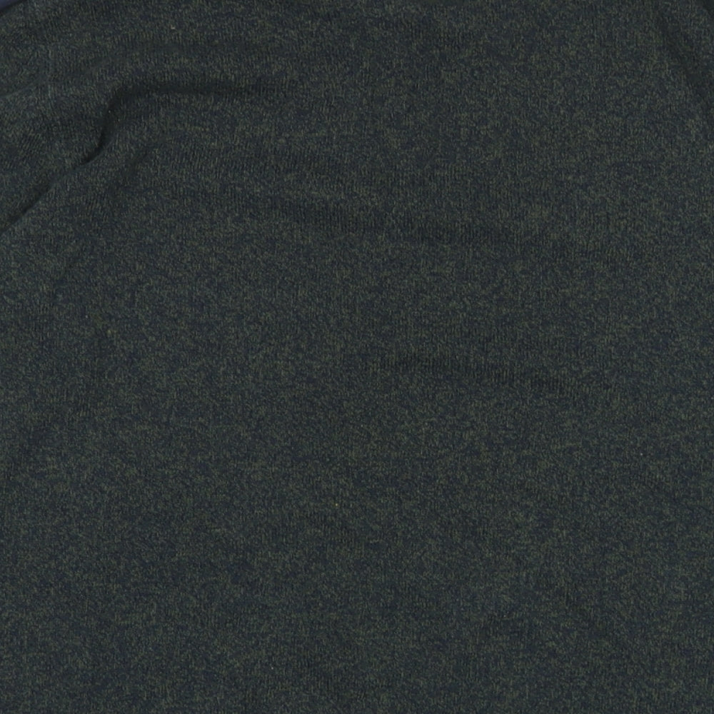 Marks & Spencer Mens Blue Crew Neck Cotton Pullover Jumper Size M Long Sleeve