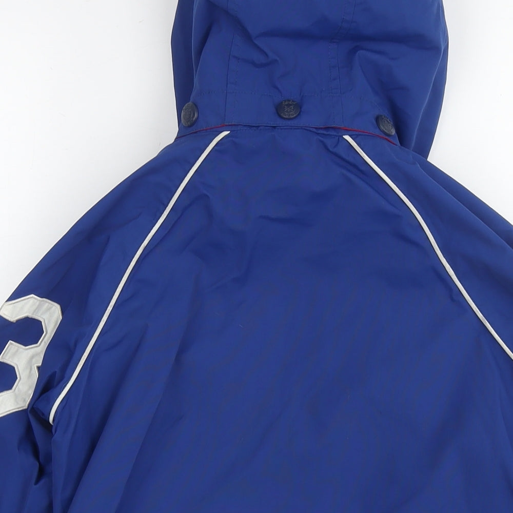 Crew Clothing Boys Blue Jacket Size 8-9 Years Zip