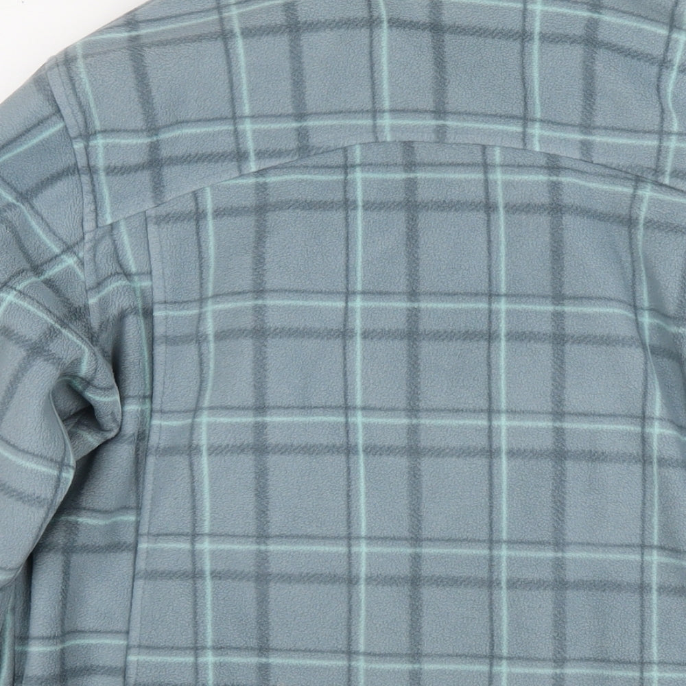 DECATHLON Womens Blue Check Jacket Size XL Zip