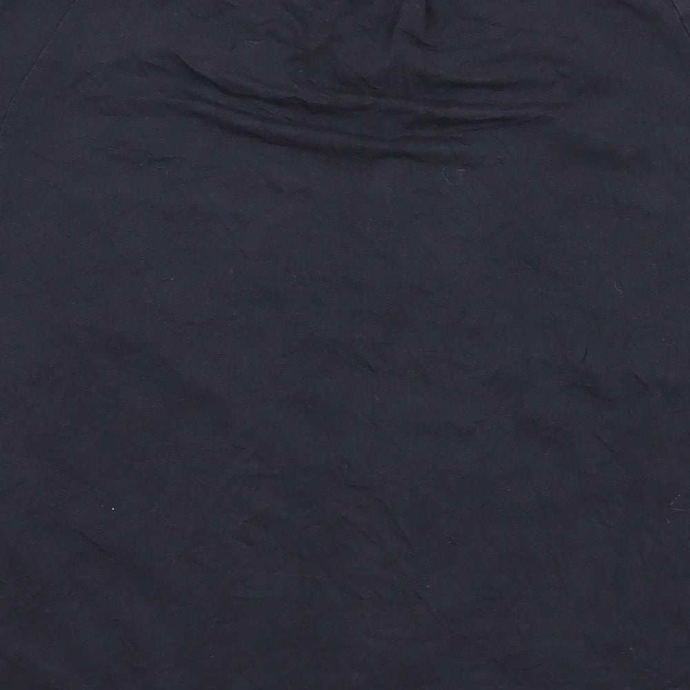 MALVIN Womens Grey Viscose Basic T-Shirt Size M Round Neck