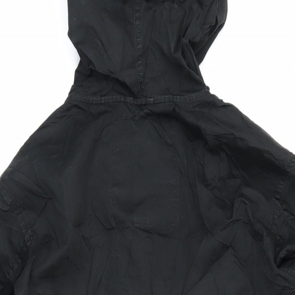 MCR Mens Black Jacket Coat Size S Zip