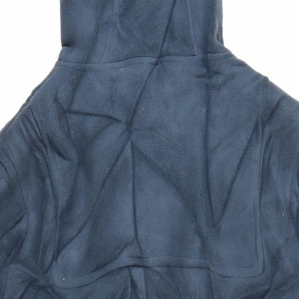 Cotton Traders Womens Blue Overcoat Coat Size 16 Toggle