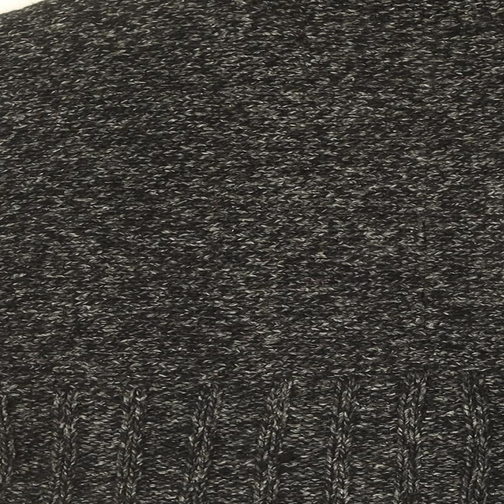 Olsen Womens Black V-Neck Acrylic Cardigan Jumper Size 16