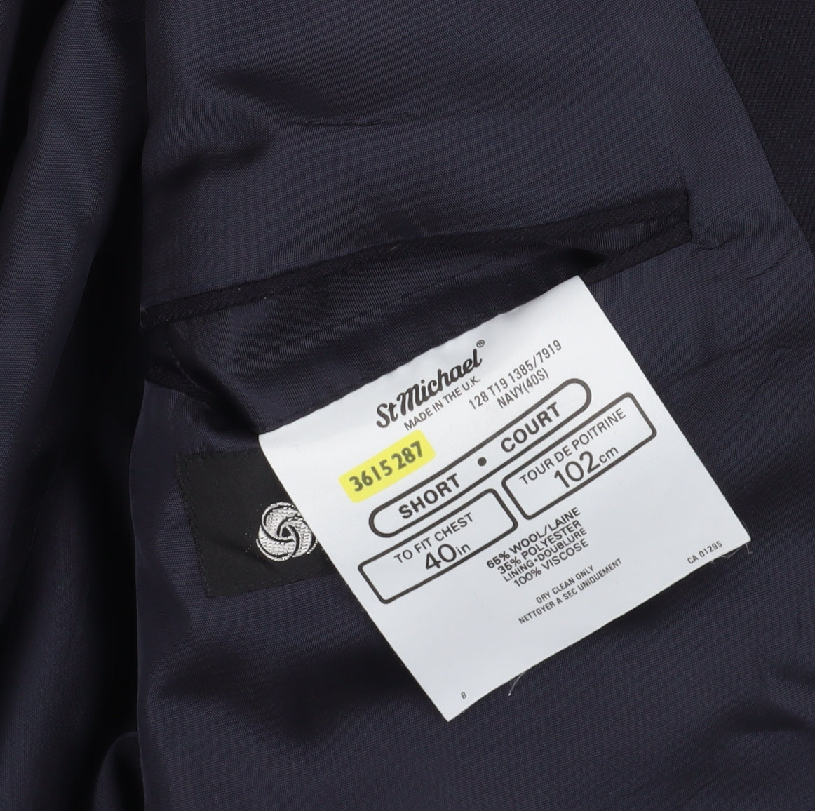 Marks & Spencer Black Wool Blazer, Size 40
