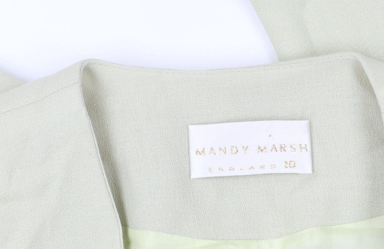 Mandy Marsh Beige Wool Blazer Size 10