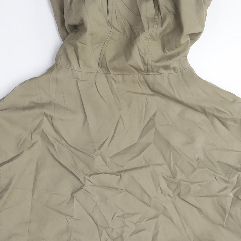 howies Mens Green Anorak Coat Size S Zip - Reversible
