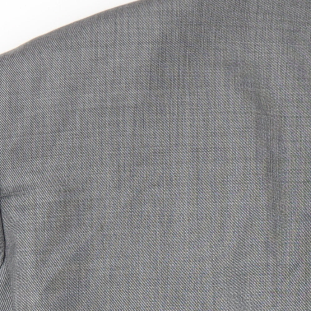 Karl Jackson Mens Grey Polyester Jacket Blazer Size 48 Regular