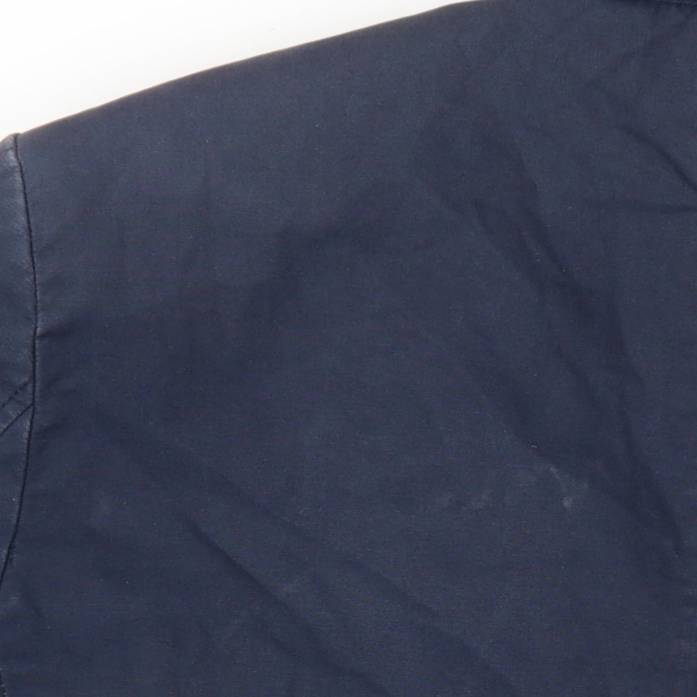French Connection Womens Blue Jacket Blazer Size 12 Button