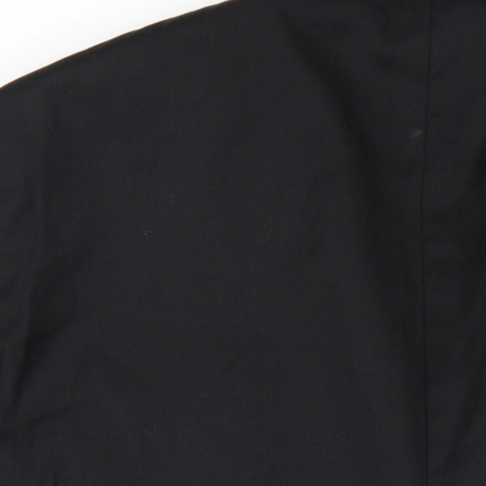 Henderson Mens Black Polyester Jacket Blazer Size 38 Regular