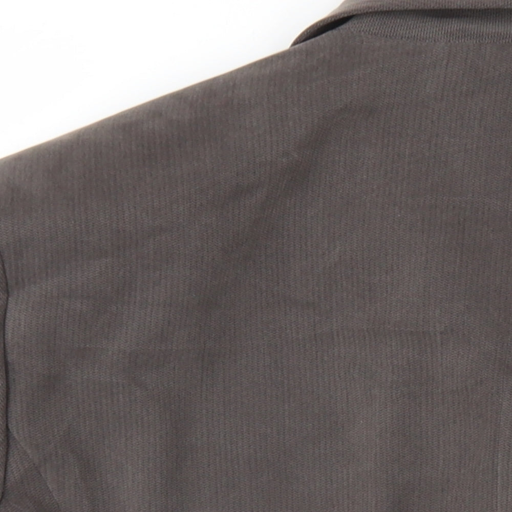 Minuet Womens Grey Jacket Blazer Size 16 Button