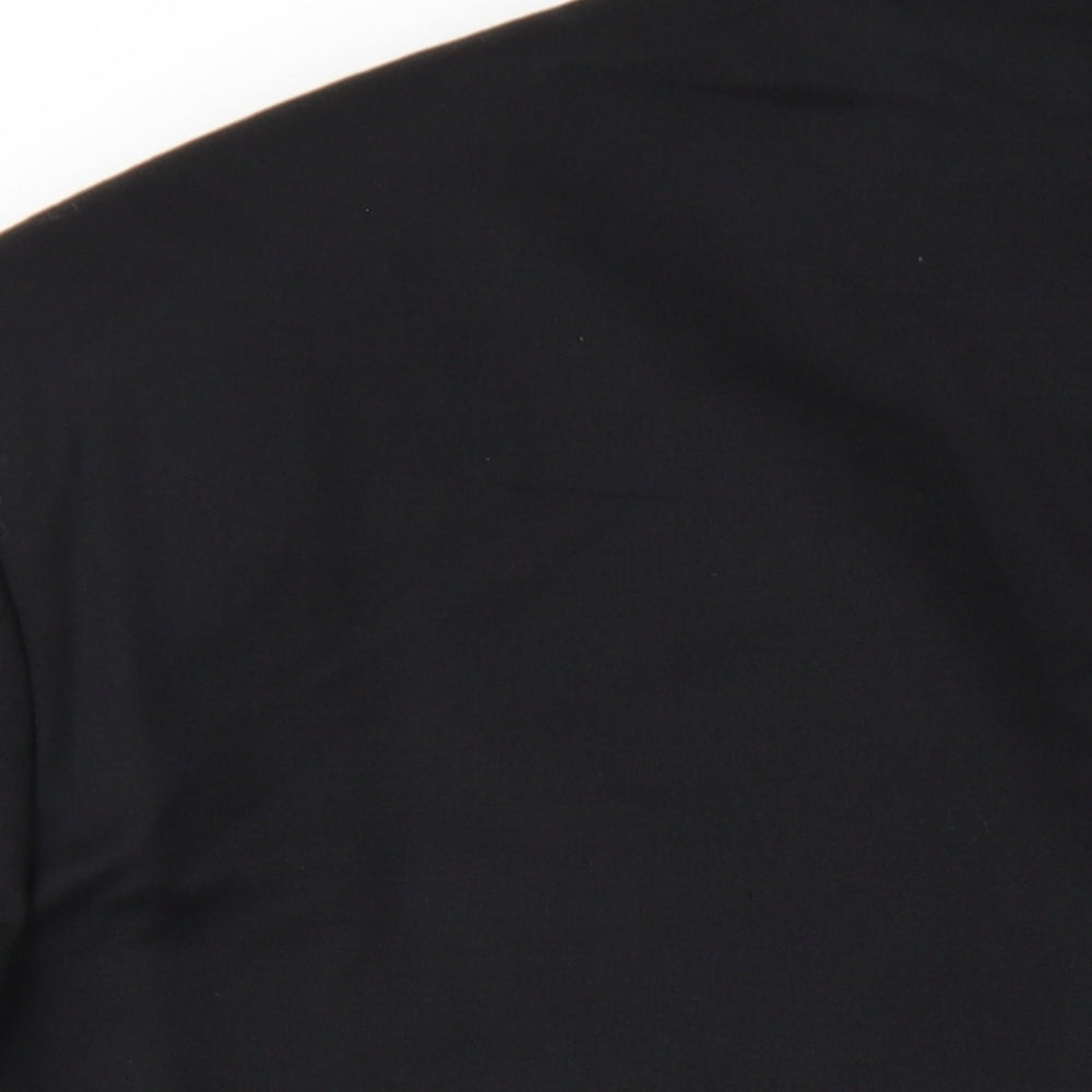 Marks & Spencer Mens Black Wool Jacket Blazer Size 42 Regular