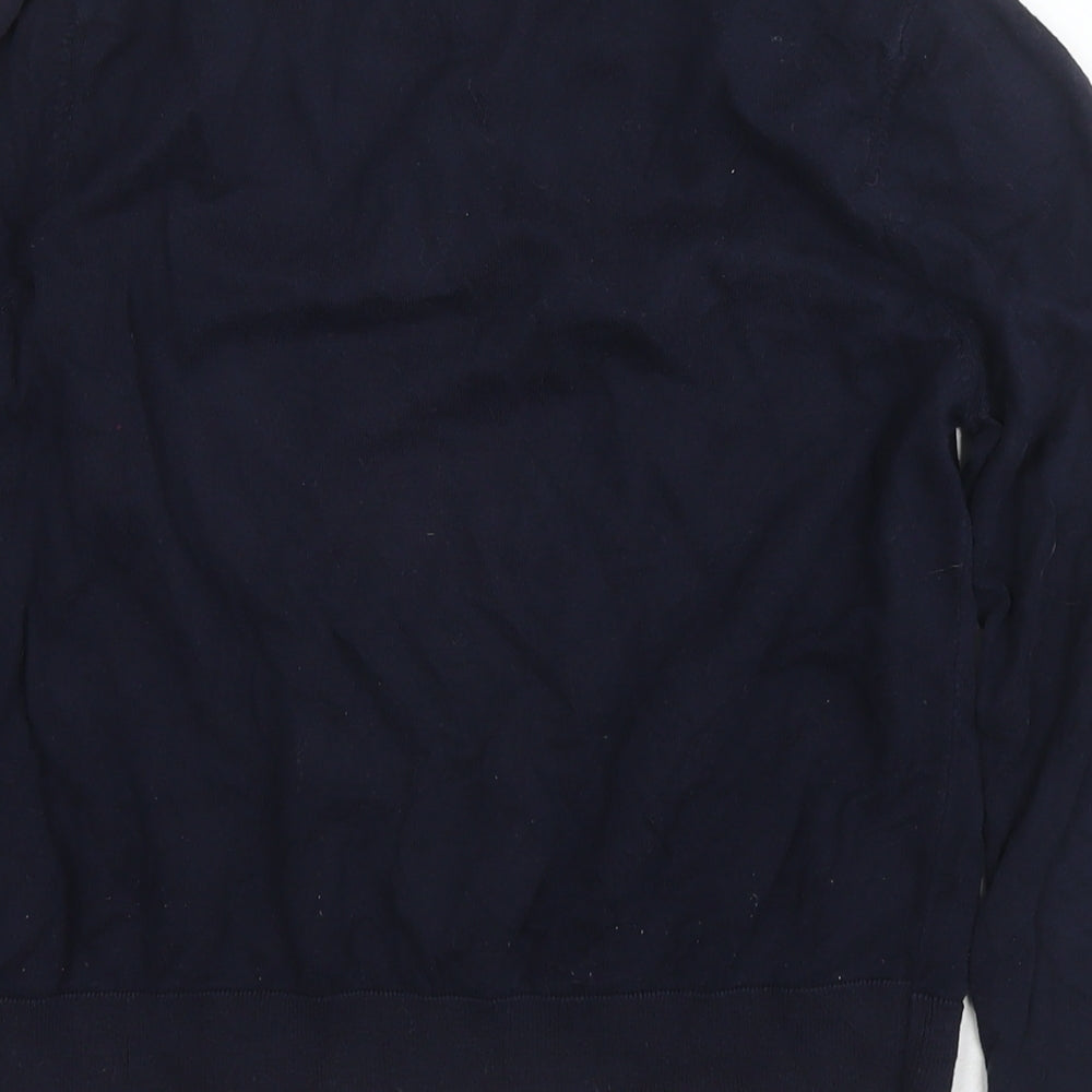 Cooperative Womens Blue Round Neck Cotton Pullover Jumper Size S - Maybe