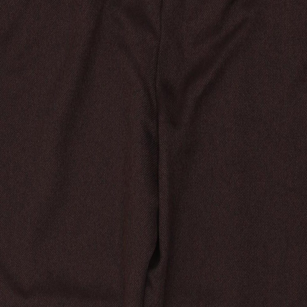 EWM Womens Brown Polyester Trousers Size 20 L25 in Regular