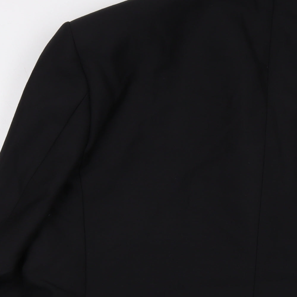 Marks & Spencer Mens Black Wool Jacket Suit Jacket Size 42 Regular