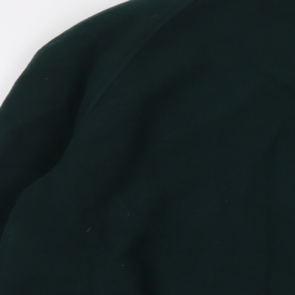 Simone Womens Green Jacket Size 14 Zip