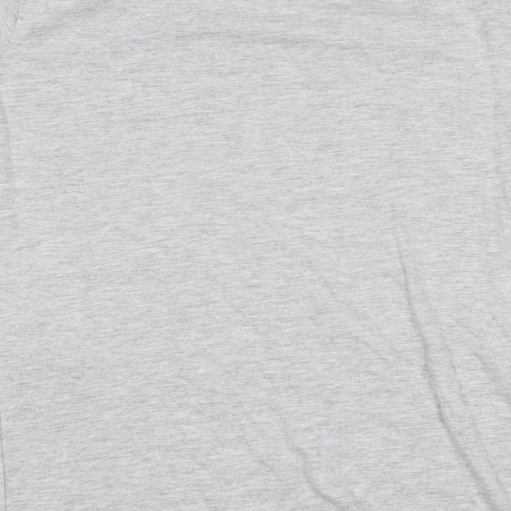 Levi's Boys Grey 100% Cotton Basic T-Shirt Size 12-13 Years Round Neck Pullover - Levi's