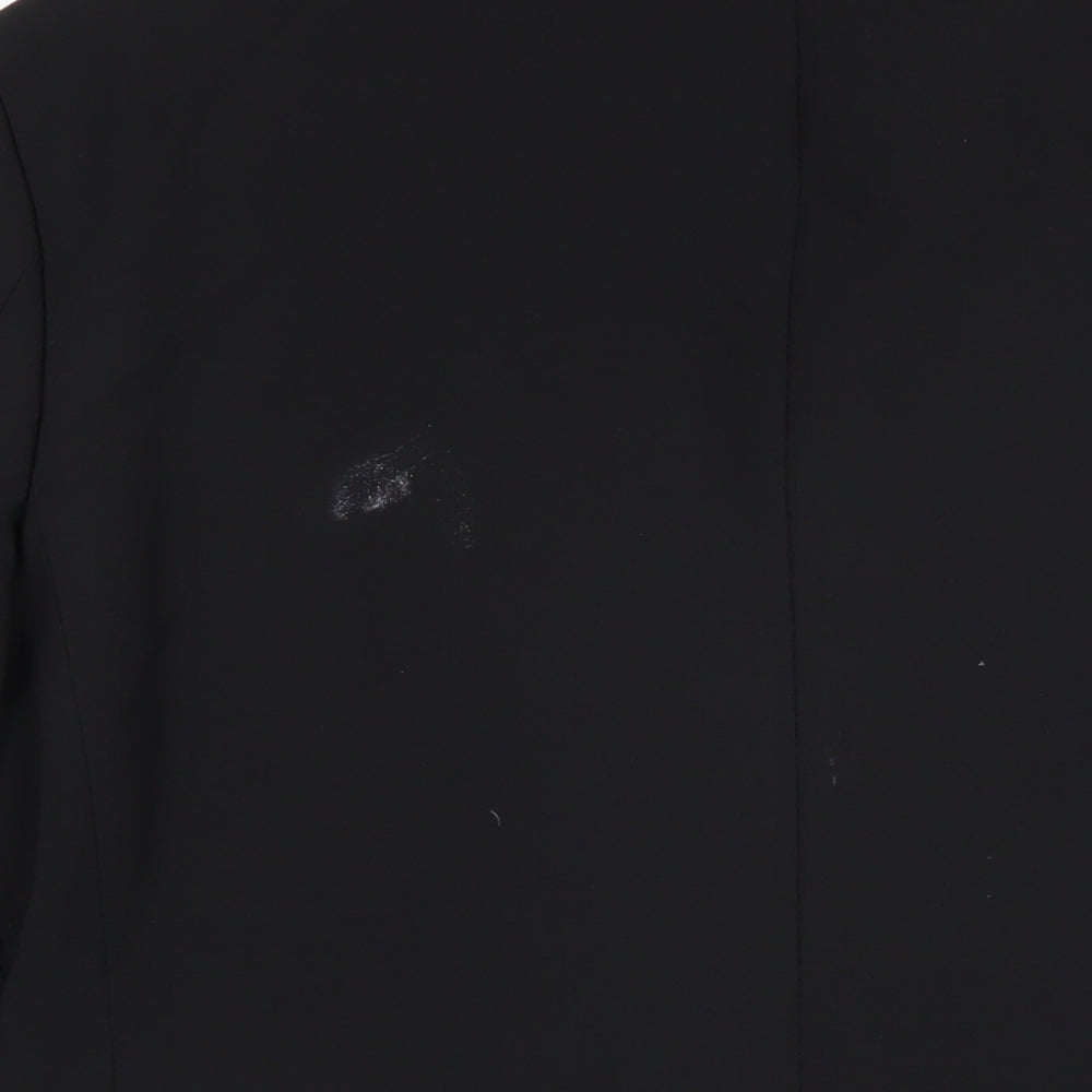 Hugo James Mens Black Polyester Jacket Blazer Size 40 Regular