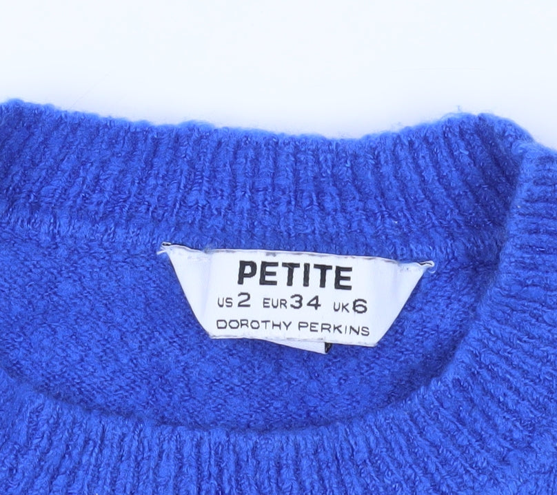 Dorothy Perkins Blue Striped Jumper UK 6 Petites