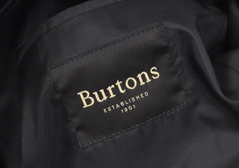 Burton Black Suit Jacket 38 Men's Formal Short