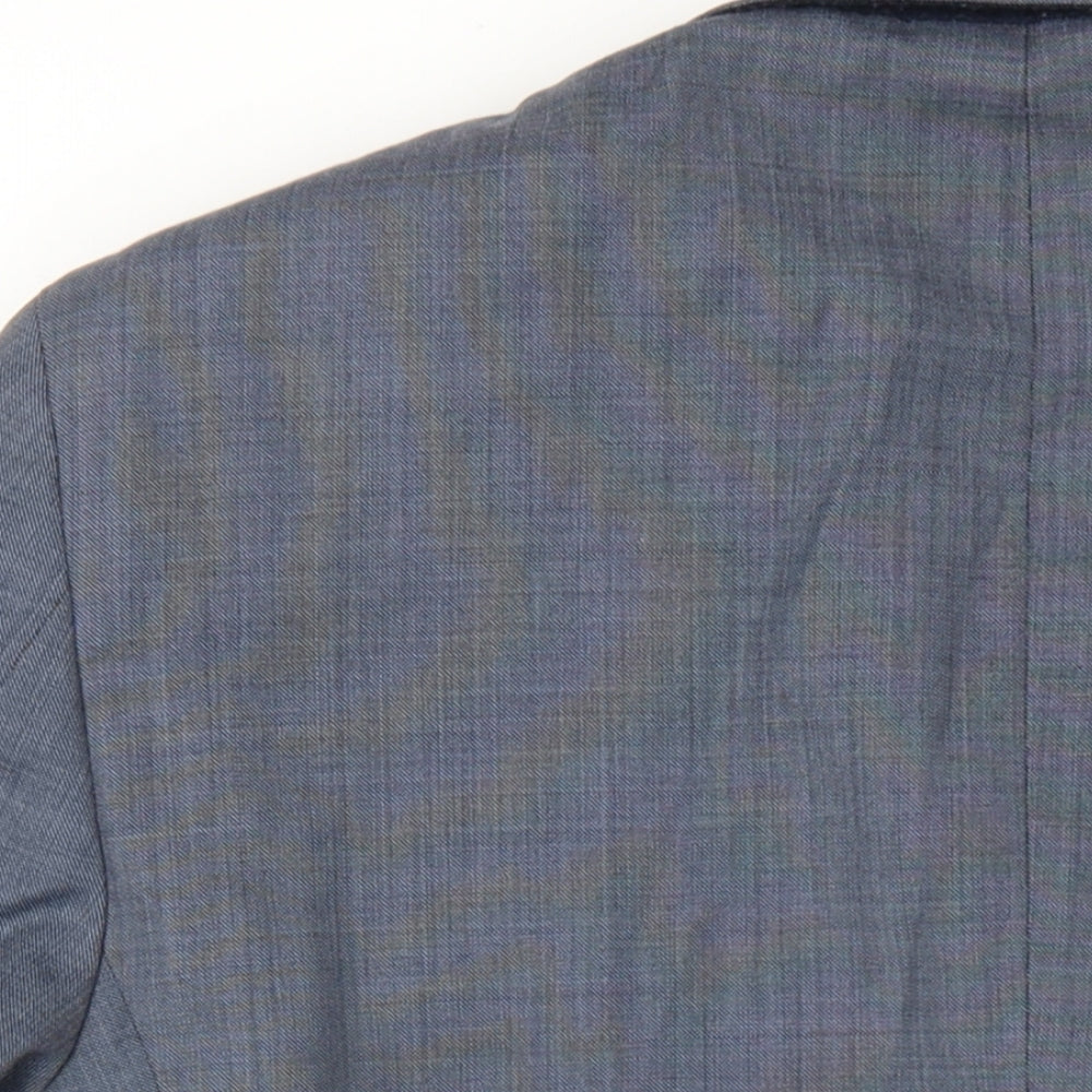 NEXT Mens Grey Wool Jacket Blazer Size 38 Regular
