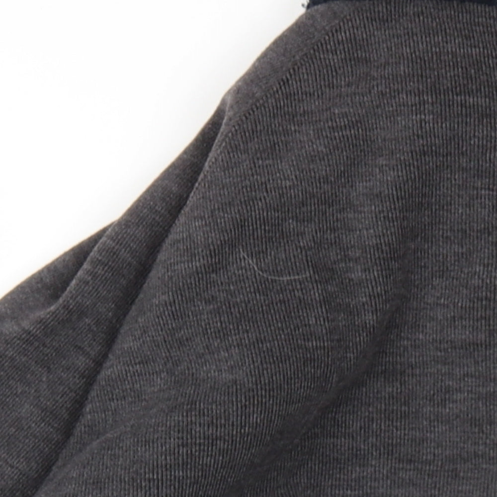 Marks & Spencer Mens Grey Bomber Jacket Jacket Size L Zip
