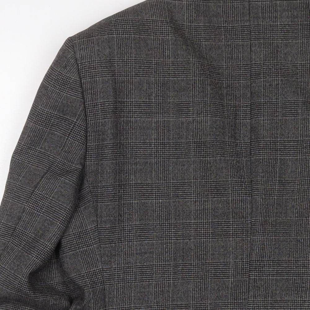 Marks & Spencer Mens Grey Wool Jacket Suit Jacket Size 38 Regular
