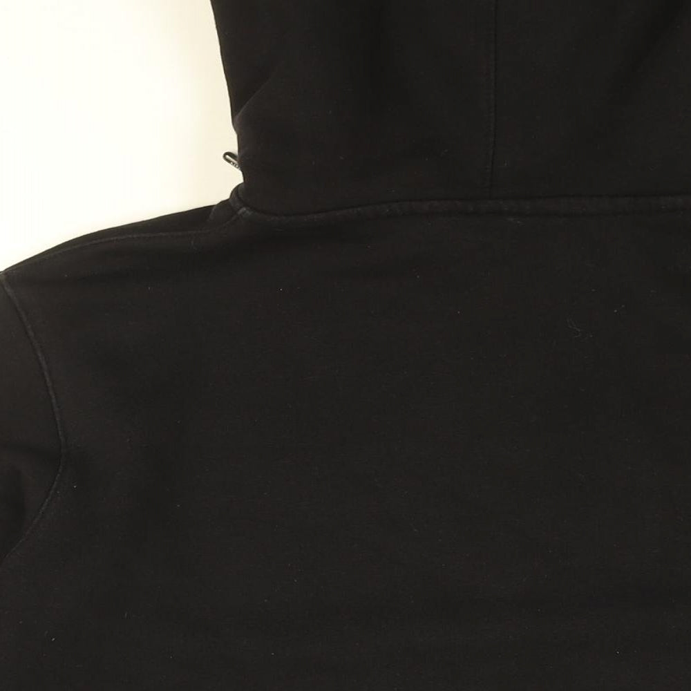 Nimes Mens Black Cotton Full Zip Hoodie Size S