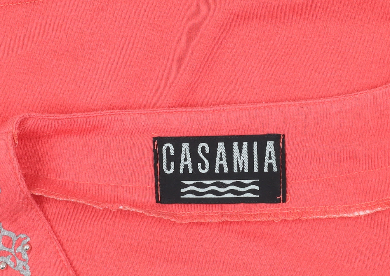 Casamia Floral Blouse, Pink, Short Sleeve, V-Neck