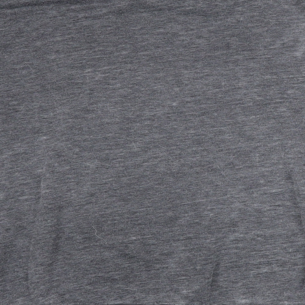 Pull&Bear Womens Grey Cotton Pullover Sweatshirt Size L Pullover - American Flag